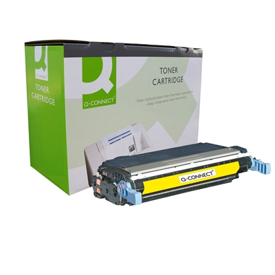 Värikasetti Q-Connect HP CLJ 4730 MFP keltainen - Hp laserkasetit - 123487 - 1