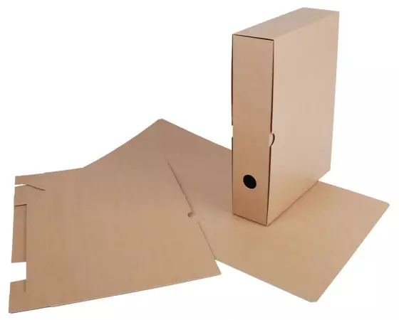 Verokansio A4/7cm + kotelo pahvia - Arkistointi - 54147 - 1