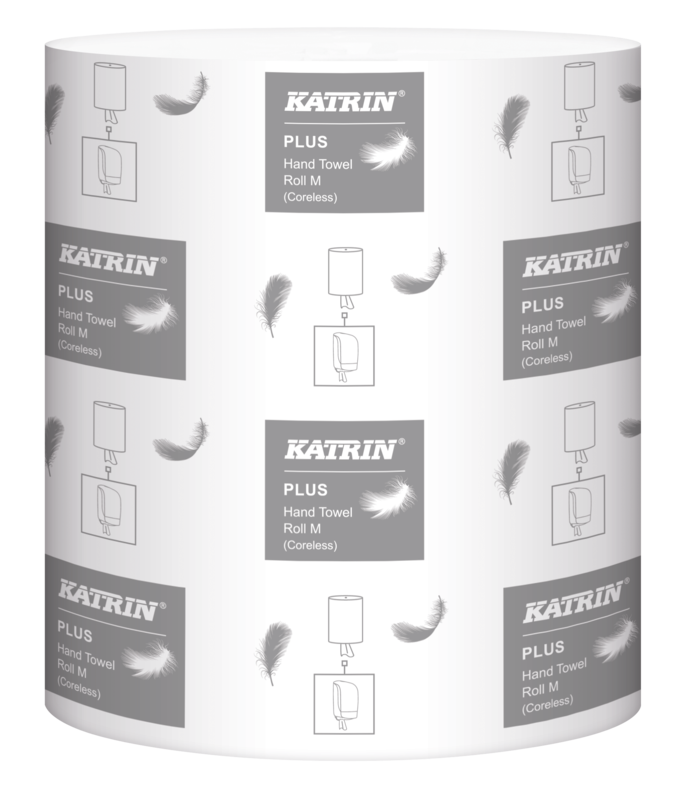 Vetopyyhe Katrin Plus M 1-krt hylsytön valk 6 kpl 475355 - Vetopyyhkeet - 206237 - 2