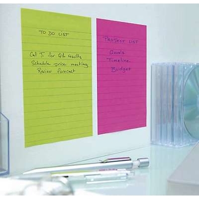 Viestilappu Super Sticky 125X200 viivat ultra /4 kpl - Viestilaput, muistilaput, kuutiot - 236707 - 1