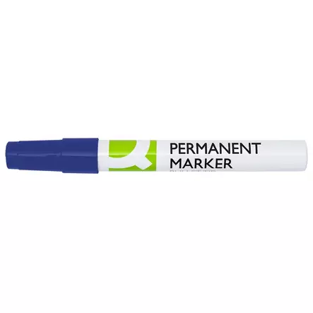 Merkkauskynä Q-CONNECT alumiini pysyvä 4mm sininen - Merkkauskynät, -tussit - 395008 - 1