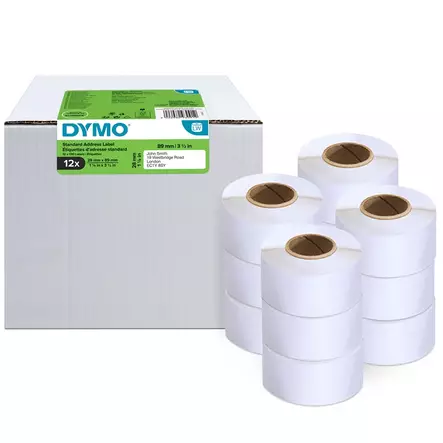 Osoitetarra DYMO LabelWriter 28 x 89 mm /1560 - Dymo tarrakirjoittimet ja tarrateipit - 94668 - 1