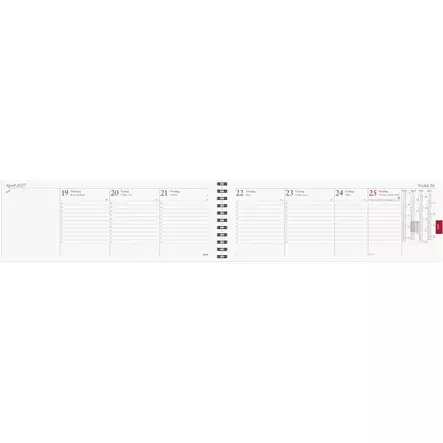 Bordskalender 2027 Tiima Plankalender - Muistikirjat - 10168 - 2