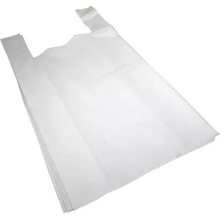 Henkselikassi 30L 300/150 x 620 mm x 38 my valkoinen 500 kpl - Pussit ja kassit - 700008 - 1