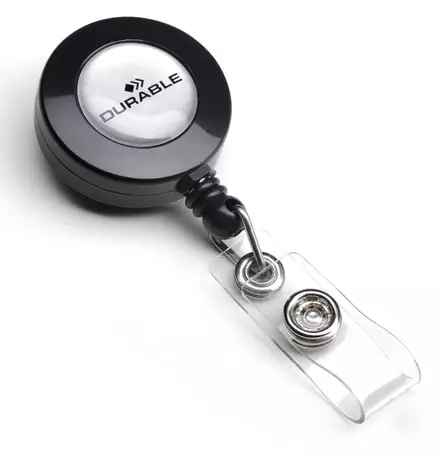 Jojo Durable 8152 nimikortille klipsillä musta 10 kpl - Nimikortit, kongressineulat, kaulanauhat - 815258 - 2