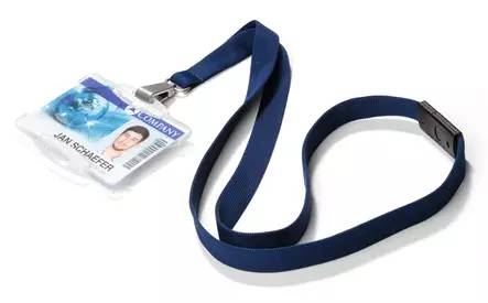 Kaulanauha Durable 8127 44 cm tummansininen, 10 kpl/pkt - Nimikortit, kongressineulat, kaulanauhat - 812728 - 2