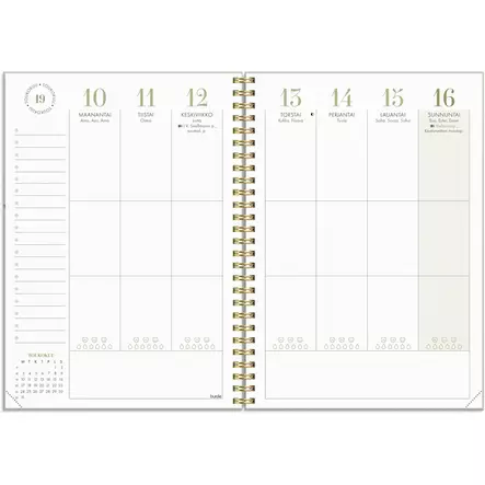 Life Planner Essentials A5 2027 - Pöytäkalenterit - 10218 - 2