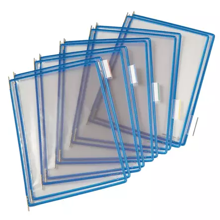 Pikahakutasku Tarifold 114001 A4 sininen 10 kpl - Selailutelineet, pikahakutelineet - 158538 - 2