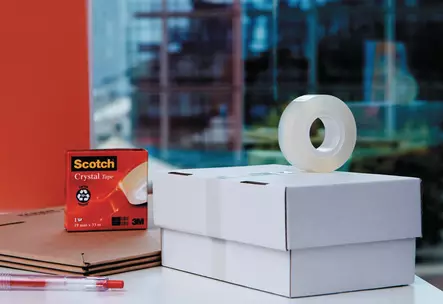 Scotch® 600 Crystal teippi 19mm x 33m, 1 kpl=8 rullaa - Toimistoteipit, teipinkatkojat - 6-1933R8 - 2