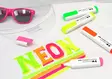 Faber-Castell Tekstiilikynä neon keltainen 1,0/2,0/5,0mm viistokärki - Merkkauskynät, -tussit - 159528 - 3