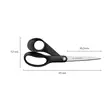 Yleissakset Fiskars FF ReNew 21cm musta - Sakset, paperiveitset - 277198 - 3