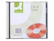 CD-R Q-Connect 52X 700MB/80min slim/10kpl - Muistitikut, CD-, DVD-levyt - 393588 - 1