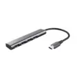 Halyx USB-C 4-porttiseen USB-A 3.2Gen1 -keskittimeen - USB jakajat - 24948 - 1