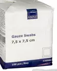 Harsotaitos Abena 8krs tehdaspuhdas 7,5x7,5cm 100kpl - Ensiapu, työsuojaus ja työterveys - 17658 - 2