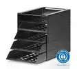 Laatikosto Idealbox Basic 5-osainen musta - Lomakelaatikot, kortistolaatikot - 1712003058 - 3