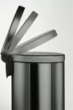 Polkuroska-astia Durable metalli 12l hiili - Paperikorit, roskakorit - 341158 - 3