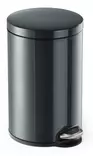 Polkuroska-astia Durable metalli 12l hiili - Paperikorit, roskakorit - 341158 - 2