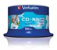 Verbatim CD-R Printable 50kpl spindle - Muistitikut, CD-, DVD-levyt - 43438 - 1