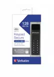 Verbatim USB 3.0 Keypad Secure Drive muistitikku 128GB, (USB-C) - Muistitikut, CD-, DVD-levyt - VER35138 - 1