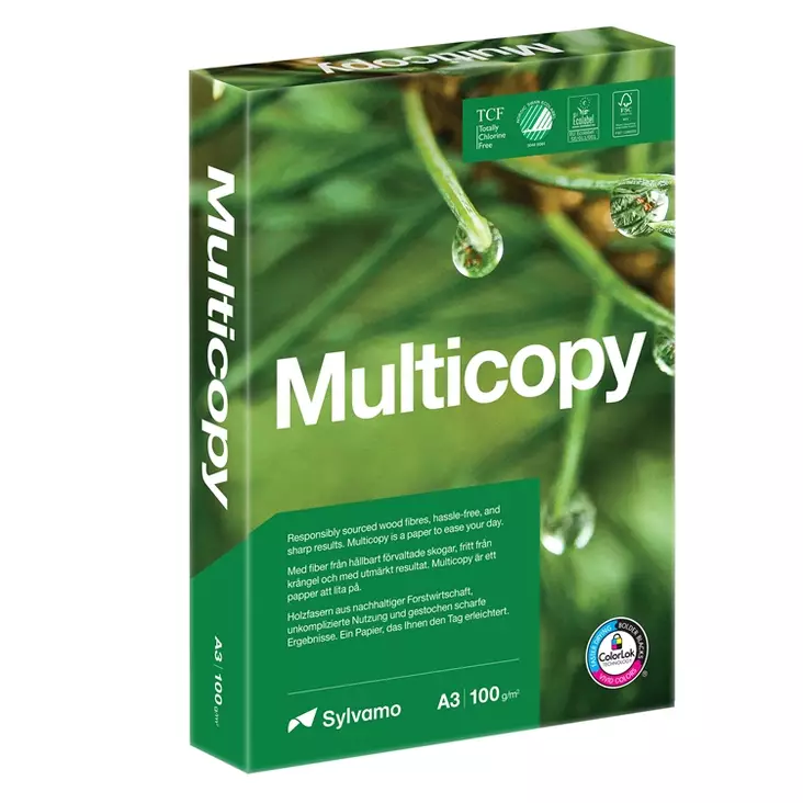 Kopiopaperi Multicopy 100g/500 - Valkoiset tulostuspaperit - 394808 - 1
