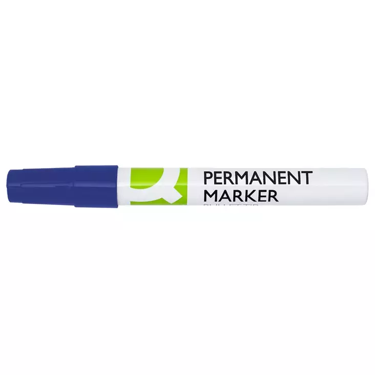 Merkkauskynä Q-CONNECT alumiini pysyvä 4mm sininen - Merkkauskynät, -tussit - 395008 - 1
