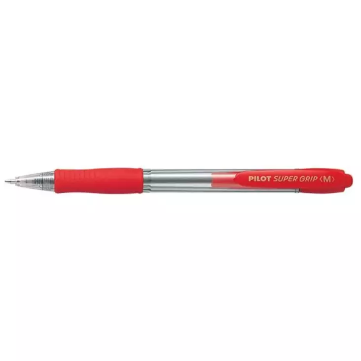 Kuulakärkkynä Pilot Super Grip 1,0 punainen - Kuivamustekynät - PLT154898 - 1