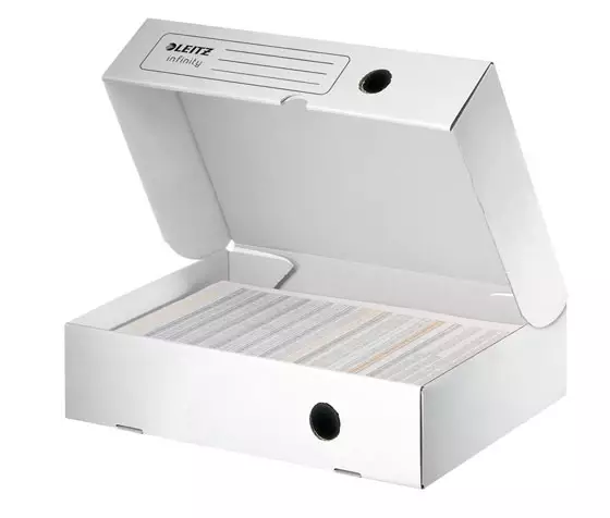 Arkistointilaatikko Leitz Infinity 80mm pysyvä arkistointi - Kansiot - 68238 - 1