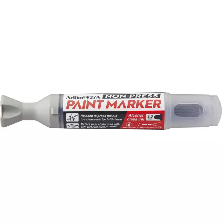 Artline Non-press maalitussi 437A Harmaa - Merkkauskynät, -tussit - ART043718 - 1