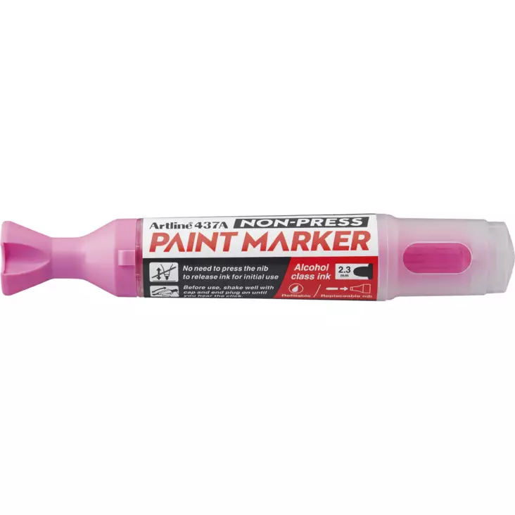Artline Non-press maalitussi 437A Vaaleanpunainen - Merkkauskynät, -tussit - ART043708 - 1