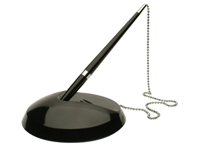 Asiakaskuulakynä Q-Connect musta - Kuivamustekynät - 309138 - 1