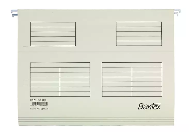 BANTEX RIIPPUKANSIO A4, VALKOINEN - Riippukansiot - 16228 - 1