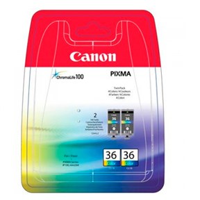 Canon CLI-36 3-väri Twin pack - Canon mustesuihkupatruunat - 1511B018 - 1