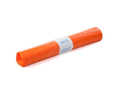 Energiasäkki 75l oranssi/10kpl - Jätepussit- ja säkit - 264038 - 1