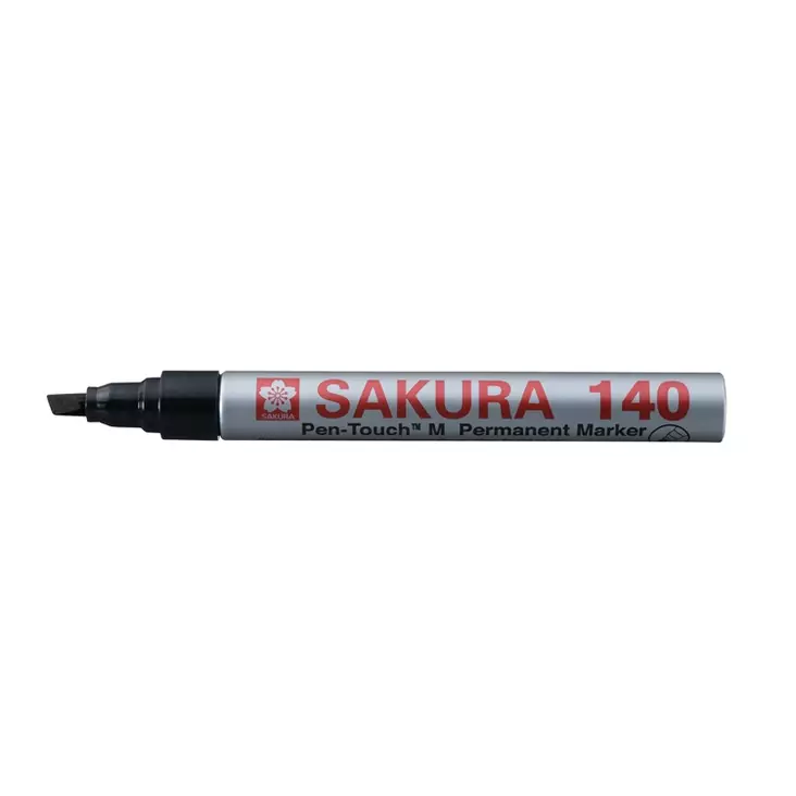 Huopakynä Sakura Pen-Touch 140 4 mm must - Merkkauskynät, -tussit - 22928 - 1