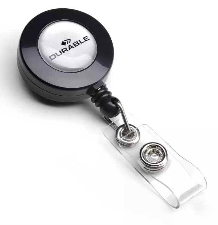 Jojo Durable 8152 nimikortille klipsillä musta 10 kpl - Nimikortit, kongressineulat, kaulanauhat - 815258 - 2