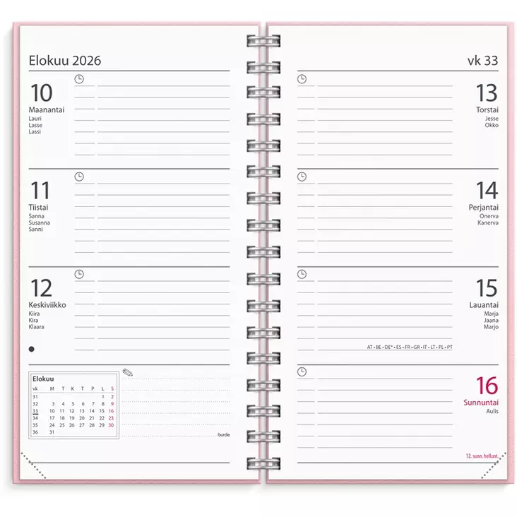 Kalenteri 2026 Master Style - Taskukalenterit - 398018 - 1