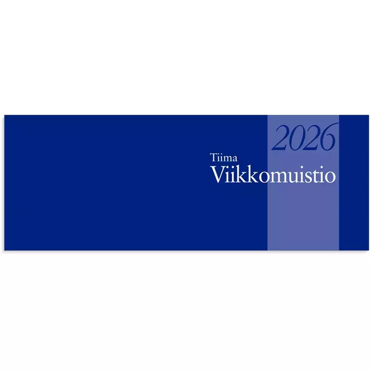 Kalenteri 2026 Tiima 7 viikkomuistio liimattu - Taulukkoalmanakat - 398068 - 1