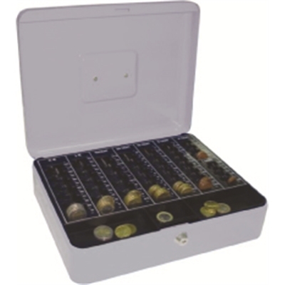 Kassalipas Connect 300x240x90 hopeanharmaa - Kassalippaat, parkkikiekot, lukot, ym. - 267308 - 1