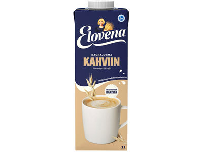 Kaurajuoma Elovena kahviin 1 litra - Maidot ja kermat - 269308 - 1