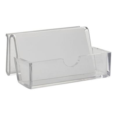 Käyntikorttiteline kirkas vaakamalli - Käyntikorttitelineet ja -kansiot - 284048 - 1