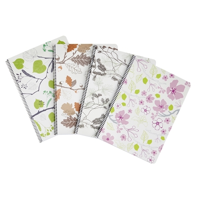 Kierrevihko A4/80 värilajitelma Joutsenmerkki - Kierrevihkot - 242678 - 2