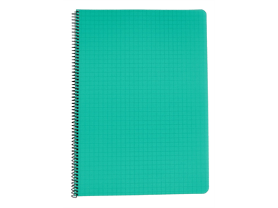 Kierrevihko A4/80 vihreä muovikansi - Vihkot ja lehtiöt - 242958 - 1