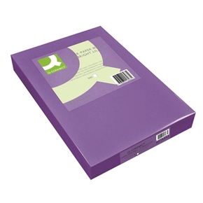 Kopiopaperi Q-Connect A4 80g lila/500kpl - Värilliset tulostuspaperit - 235438 - 1