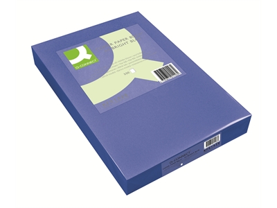 Kopiopaperi Q-Connect A4 80g sininen/500kpl - Värilliset tulostuspaperit - 235418 - 1