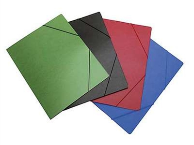 Kulmalukkokansio A4 kartonki 620g punainen - Kansiot - 202078 - 1