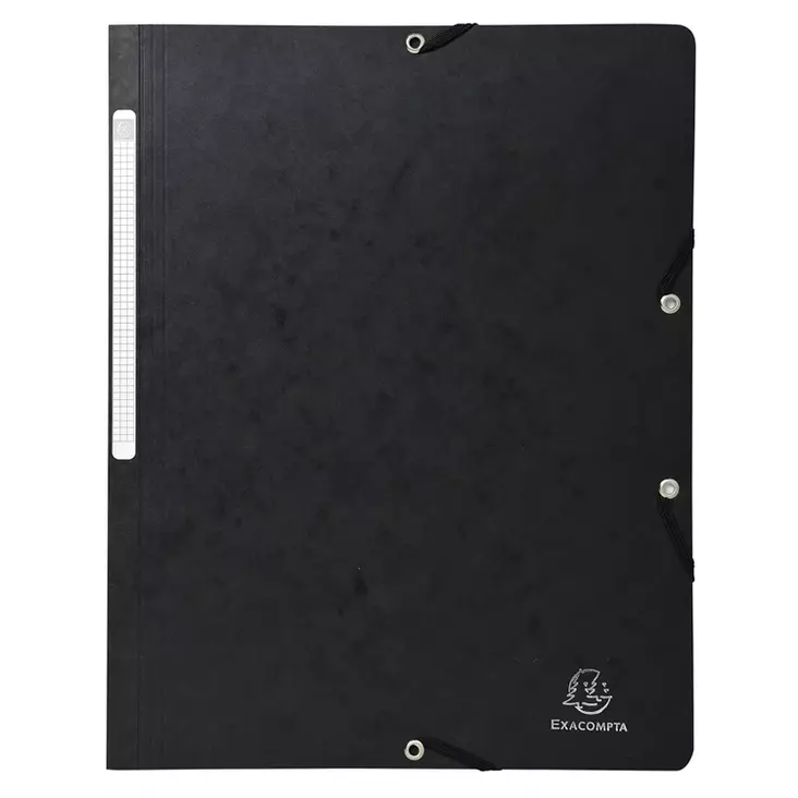 KULMALUKKOKANSIO A4 MUSTA - Kansiot - 451048 - 1