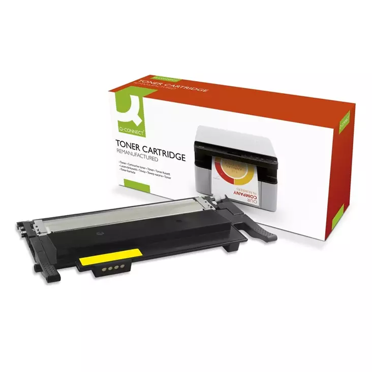 Laservärikasetti Q-CONNECT Samsung CLT-Y404S keltainen 1K - Samsung laserkasetit - 394868 - 1
