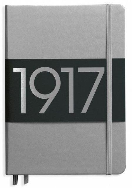 Muistikirja 1917 hopea A5 pisteviivat - Muisti- ja konttorikirjat - L355678 - 1