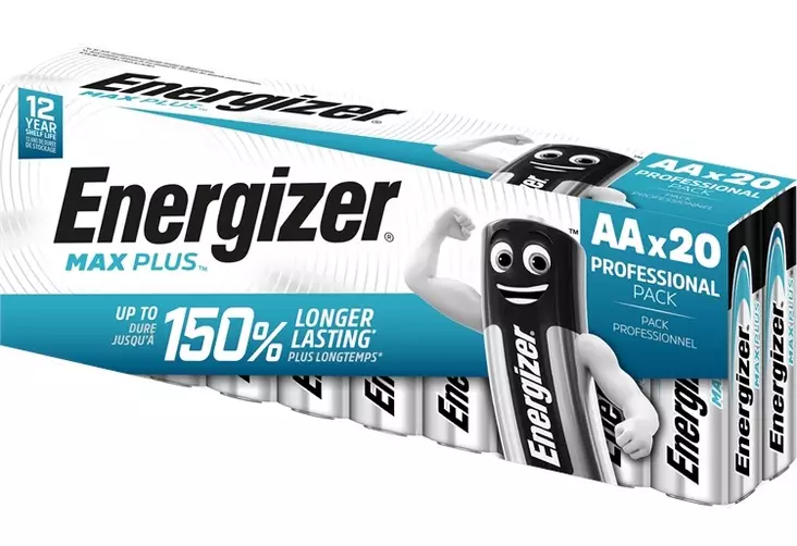 Paristo Energizer Max Plus Alkali AA/20kpl - Paristot, varavirtalähteet - 89798 - 1