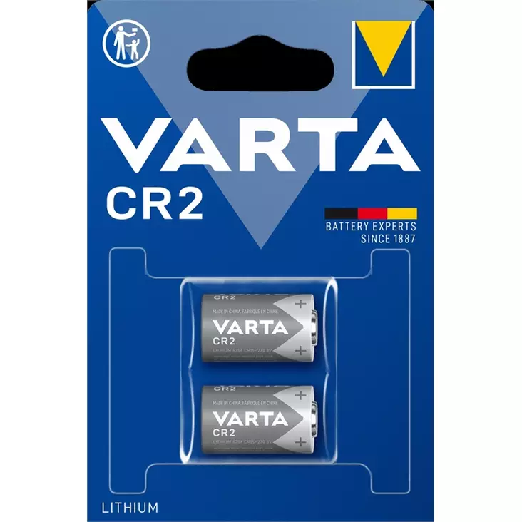 Paristo Varta Lithium Cylindrical CR2 2kpl - Paristot, varavirtalähteet - 395048 - 2